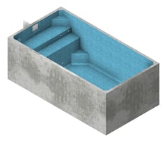 3D Presentation Image of Pool Precast Plungie Original