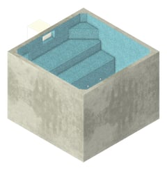 3D Presentation Image of Pool Precast Plungie Quad