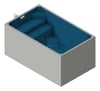 3D Shaded Image of Pool Precast Plungie Studio