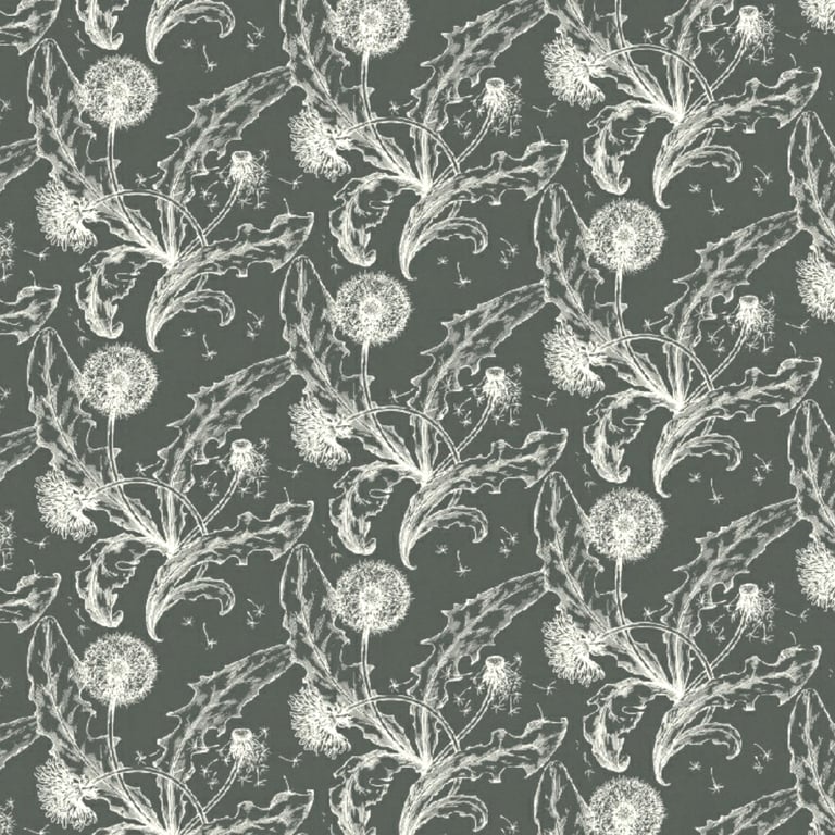 Wallpaper PortersPaints Dandelion Graphite