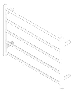 3D Documentation Image of TowelLadder Heated RadiantAustralia Round 5Bars