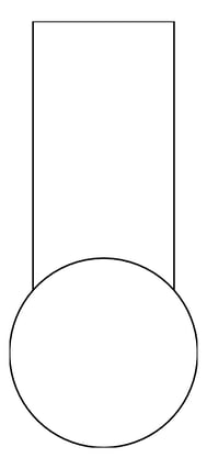 Plan Image of TowelRail Heated RadiantAustralia Round VerticalBars