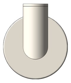 Front Image of RobeHook SurfaceMount Raymor BostonII