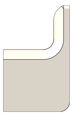 Left Image of RobeHook SurfaceMount Raymor EdgeII