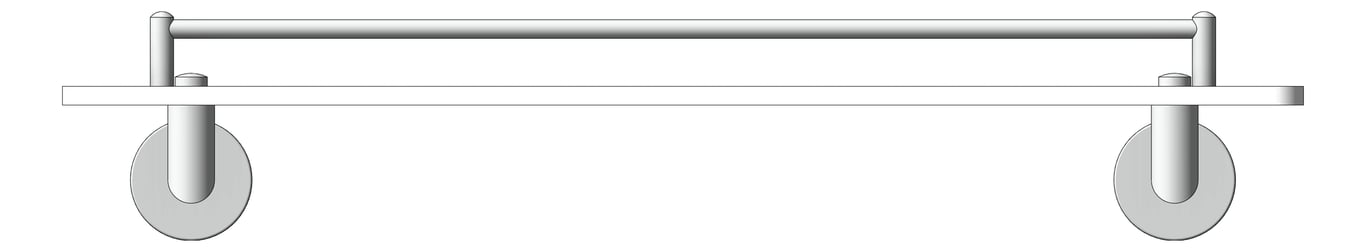 Front Image of Shelf SurfaceMount Raymor BostonII Glass