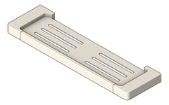 3D Shaded Image of Shelf SurfaceMount Raymor EdgeII Metal