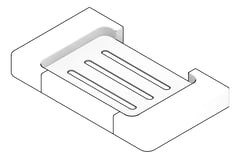3D Documentation Image of SoapHolder SurfaceMount Raymor EdgeII Metal