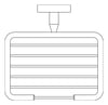 Plan Image of SoapHolder SurfaceMount Raymor Projix
