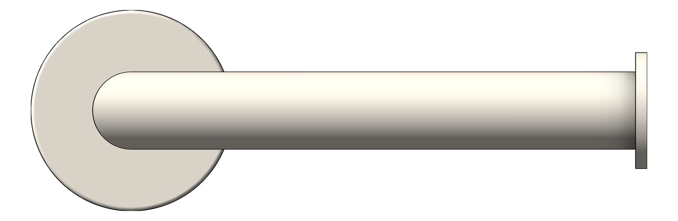 Front Image of ToiletRollHolder SurfaceMount Raymor BostonII