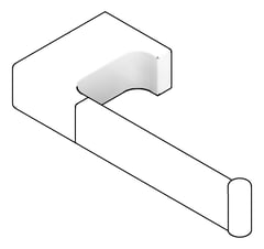 3D Documentation Image of ToiletRollHolder SurfaceMount Raymor EdgeII