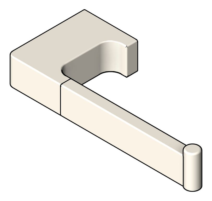 Navigate to ToiletRollHolder SurfaceMount Raymor EdgeII