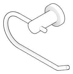 3D Documentation Image of ToiletRollHolder SurfaceMount Raymor Projix