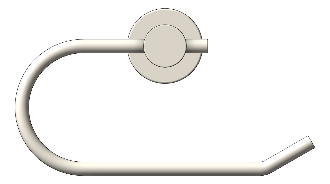 Front Image of ToiletRollHolder SurfaceMount Raymor Projix