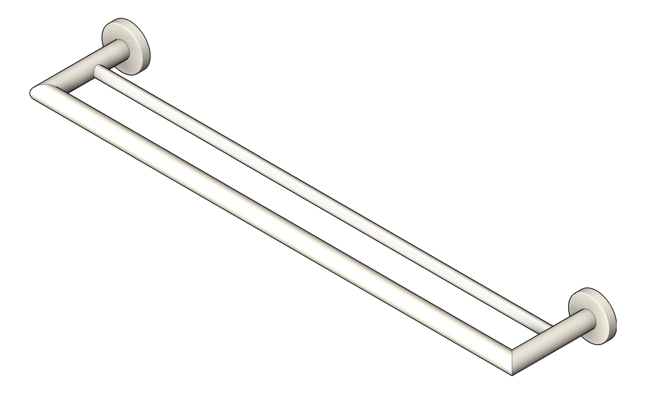 TowelRail SurfaceMount Raymor BostonII Double 650