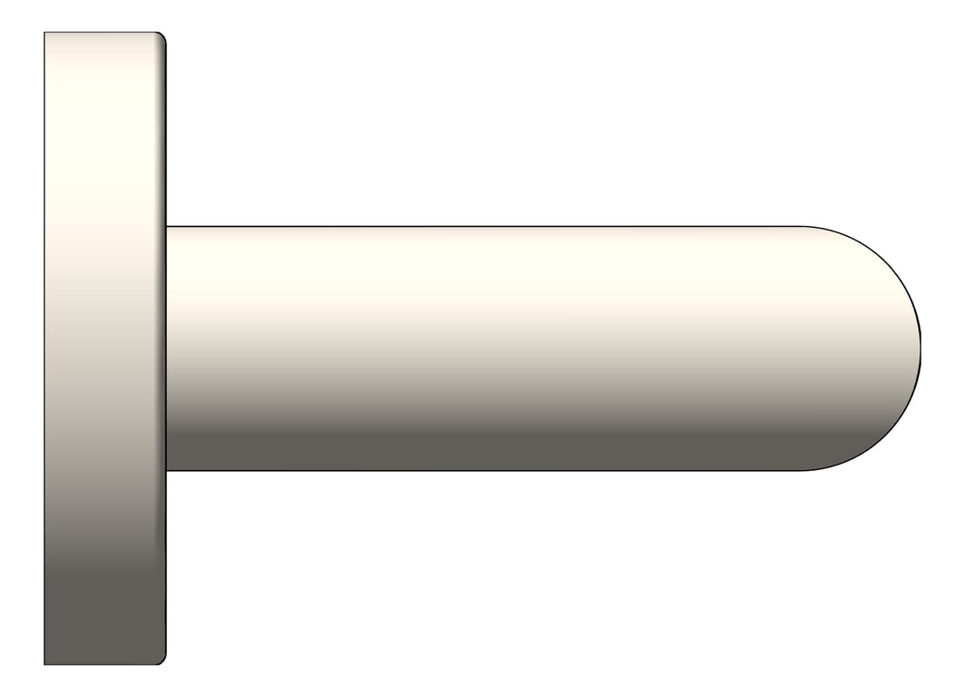 Left Image of TowelRail SurfaceMount Raymor BostonII Single 850