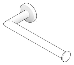 3D Documentation Image of TowelRail SurfaceMount Raymor BostonII Single Hand