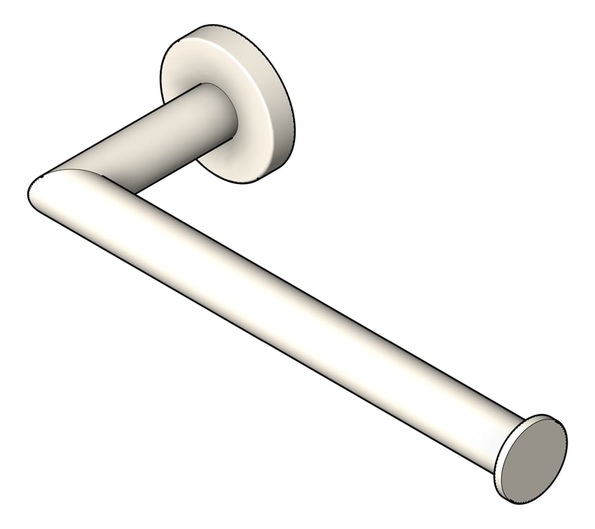 Navigate to TowelRail SurfaceMount Raymor BostonII Single Hand