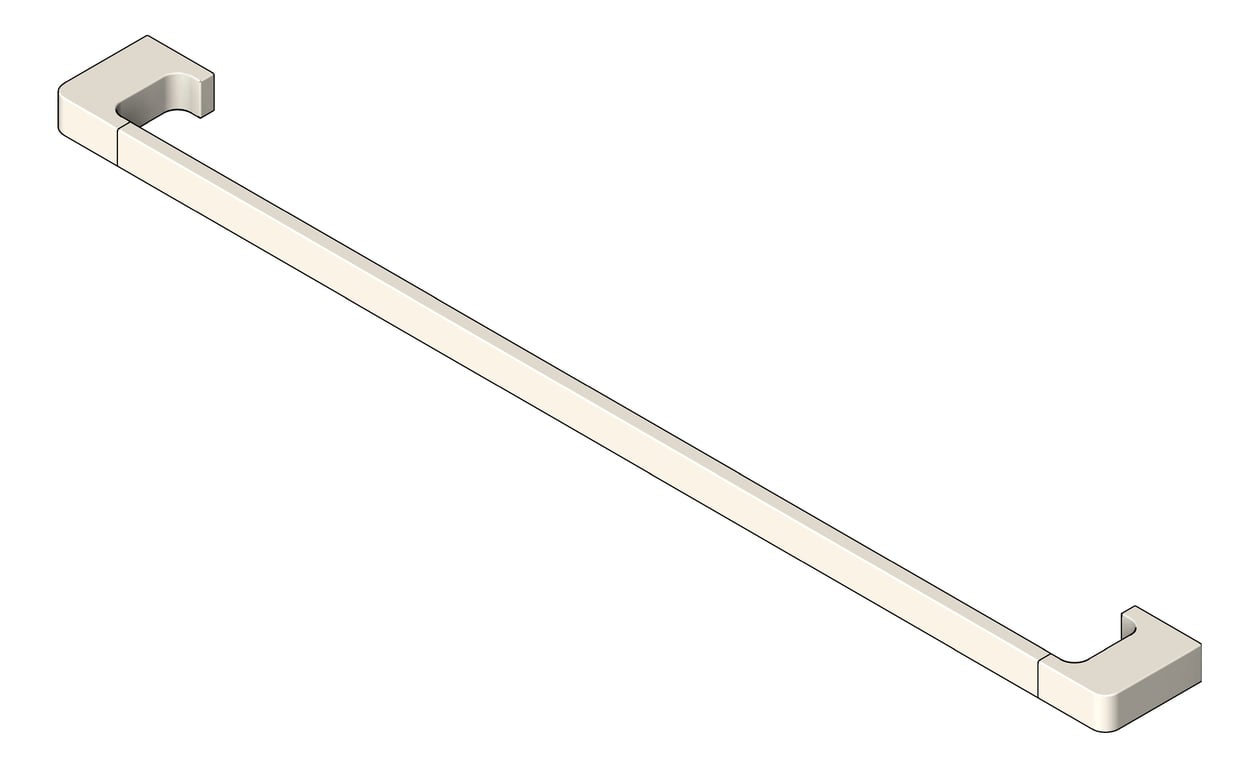 Navigate to TowelRail SurfaceMount Raymor EdgeII Single 785