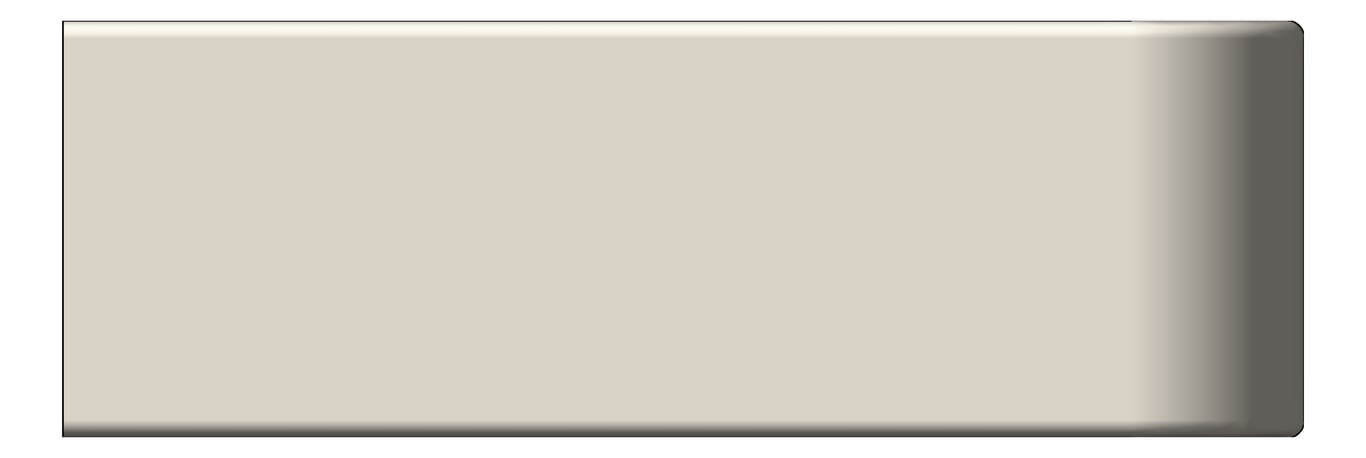 Left Image of TowelRail SurfaceMount Raymor EdgeII Single 785