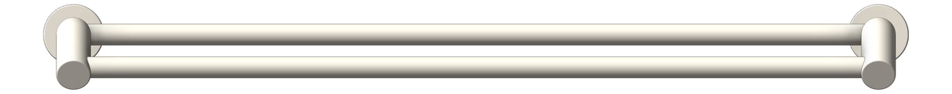 Front Image of TowelRail SurfaceMount Raymor Projix Double 600