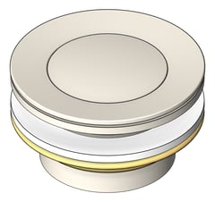 3D Shaded Image of Waste PopUp Raymor Bath