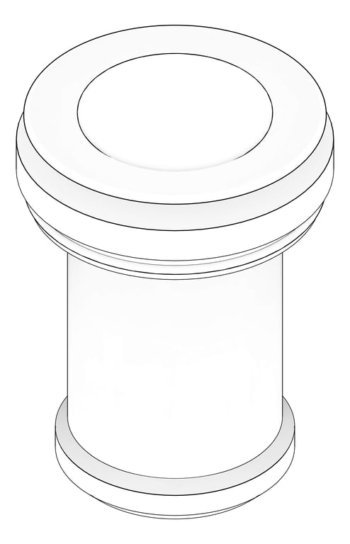 3D Documentation Image of Waste Popup Raymor HairCatcher