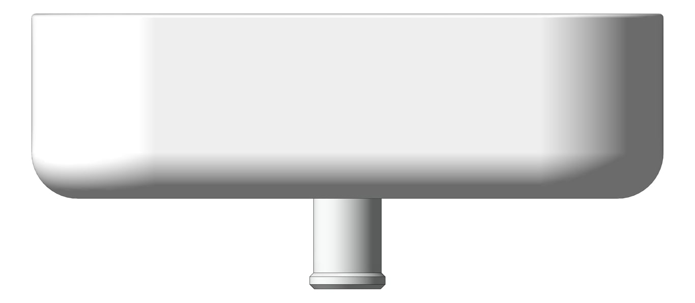 Left Image of Basin CounterTop Raymor Ambition Rectangle