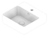 3D Documentation Image of Basin CounterTop Raymor EdgeII Overflow