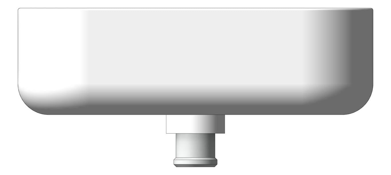 Front Image of Basin CounterTop Raymor EdgeII Square