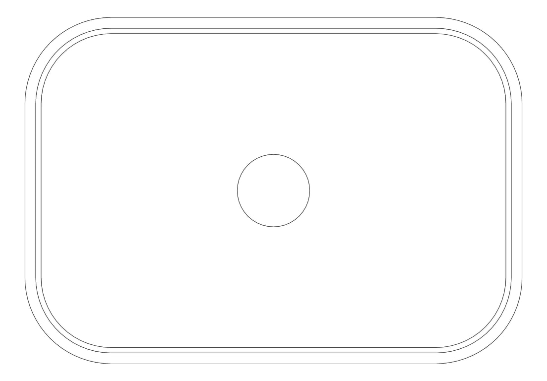 Plan Image of Basin CounterTop Raymor Sigma