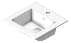 3D Shaded Image of Basin Inset Raymor Banjo PopUpWaste