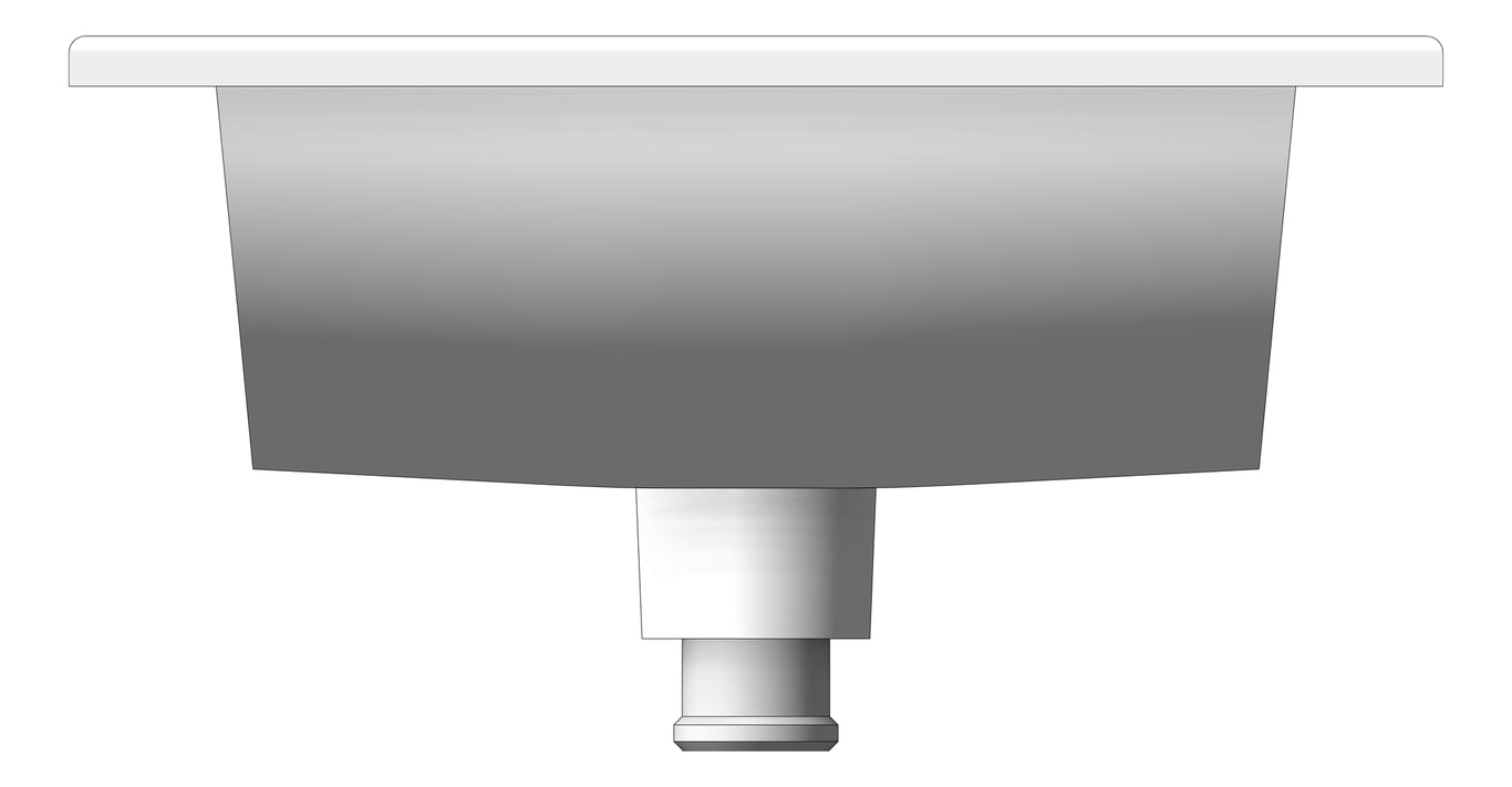 Front Image of Basin Inset Raymor Banjo PopUpWaste