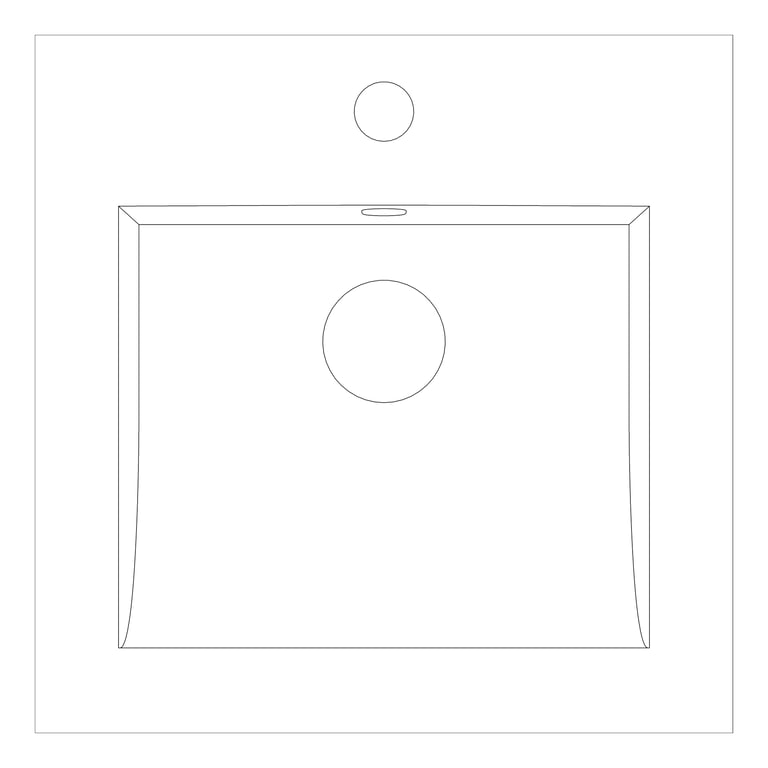 Plan Image of Basin Inset Raymor Banjo PopUpWaste