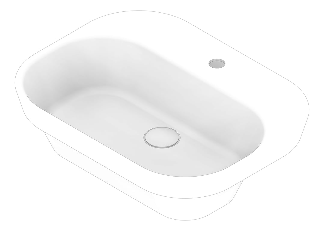 3D Documentation Image of Basin SemiInset Raymor Alpha