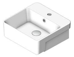 3D Shaded Image of Basin SemiRecessed Raymor EdgeII Overflow