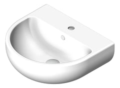 3D Shaded Image of Basin SemiRecessed Raymor Lawson Overflow
