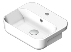 3D Shaded Image of Basin SemiRecessed Raymor Sigma