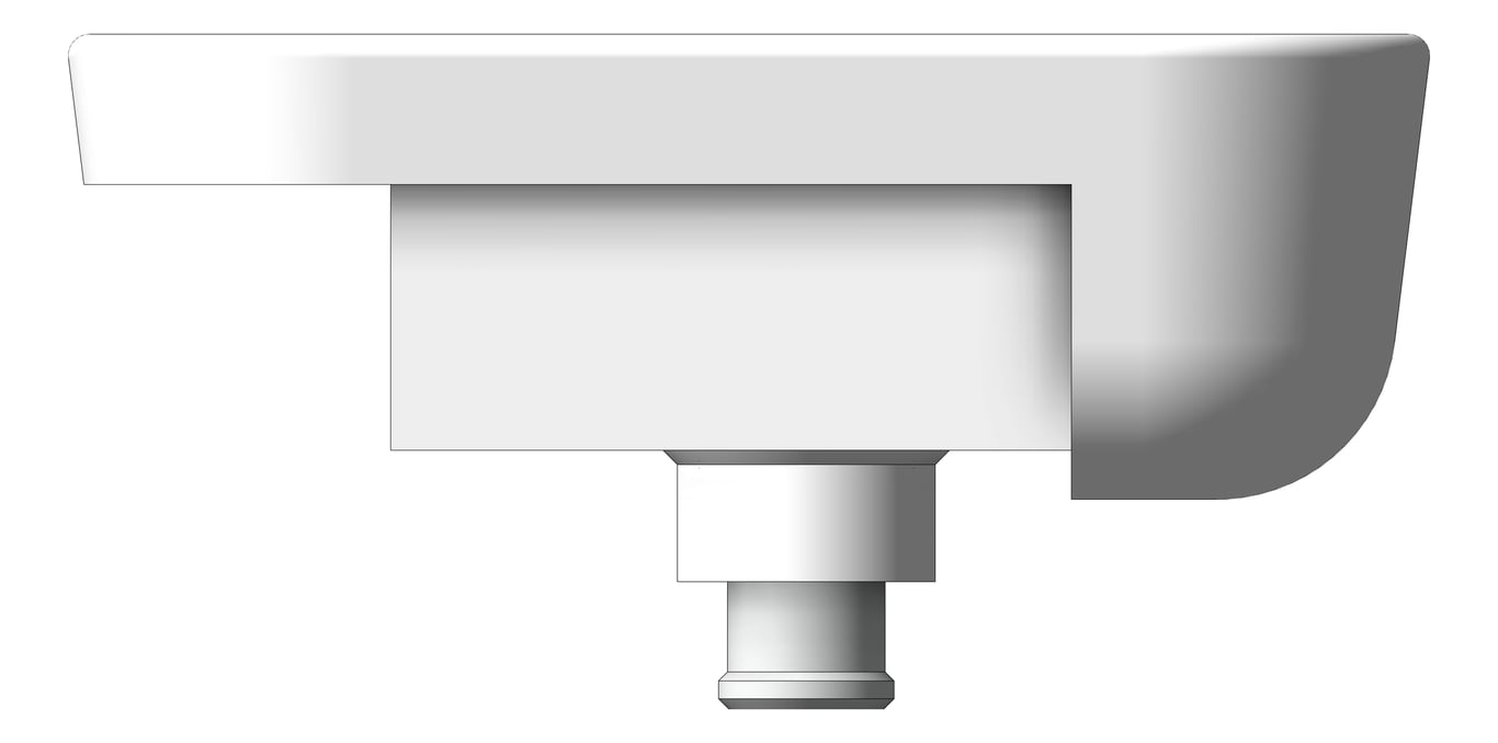 Left Image of Basin SemiRecessed Raymor Sigma