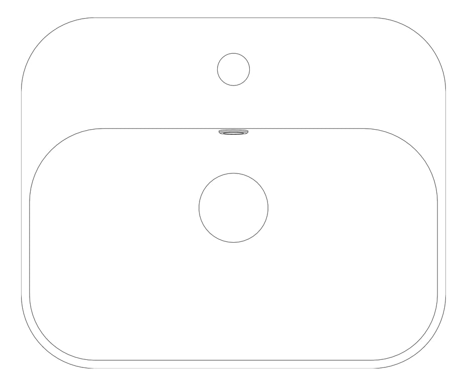 Plan Image of Basin SemiRecessed Raymor Sigma