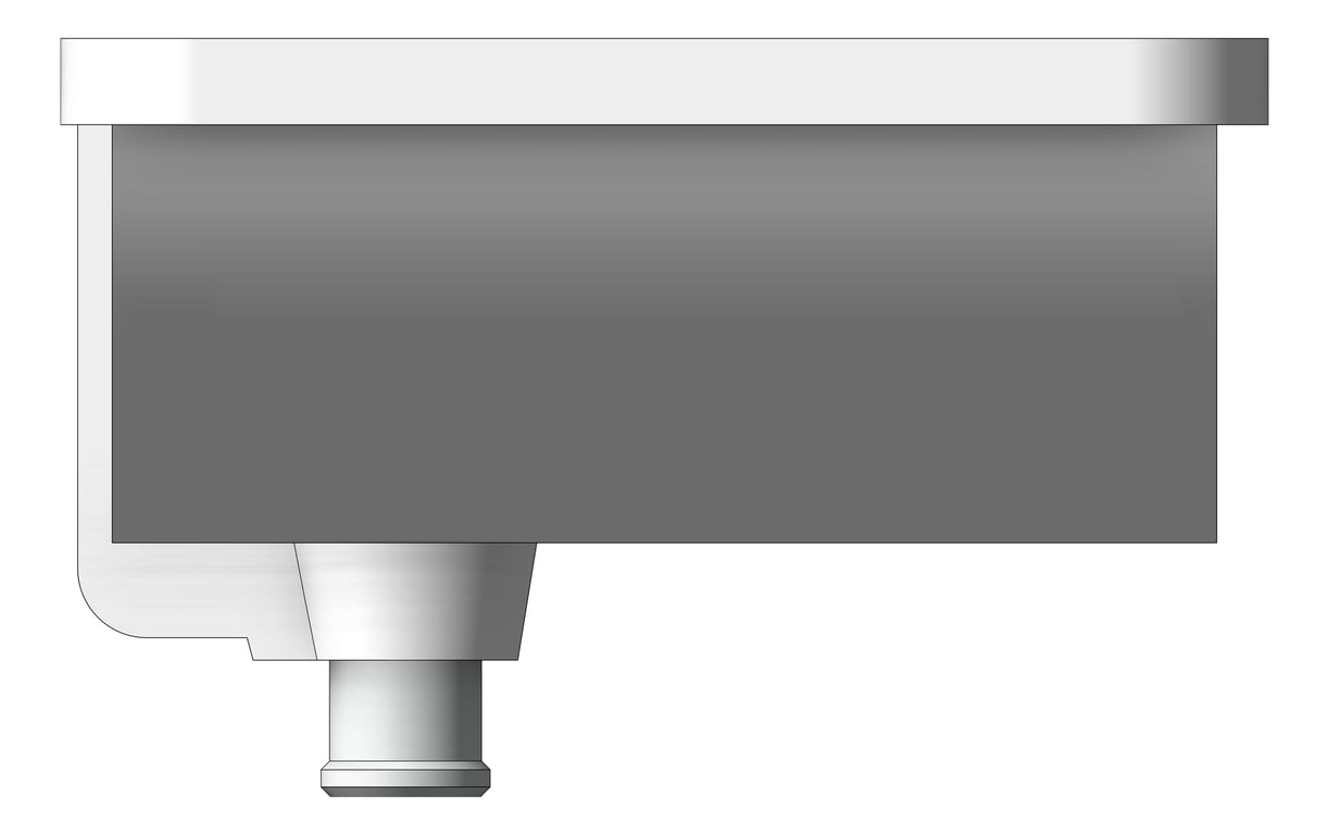 Left Image of Basin UnderCounter Raymor Projix