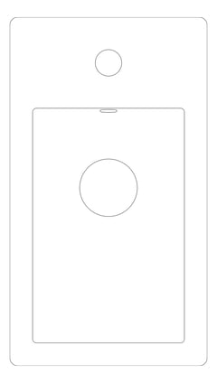 Plan Image of Basin WallHung Raymor Projix