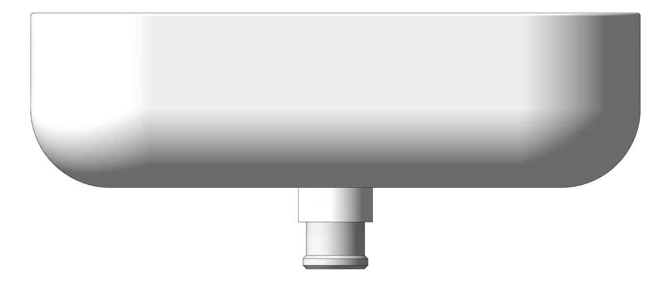 Front Image of Basin WallHung Raymor Sigma