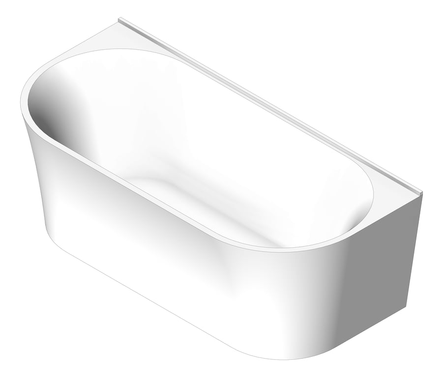 Bath Freestanding Raymor Alpha BackToWall 1700