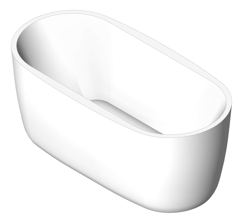 Bath Freestanding Raymor Alpha Curved 1500