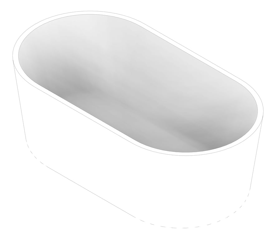 3D Documentation Image of Bath Freestanding Raymor Winton 1500