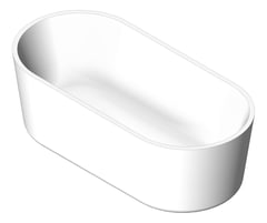 3D Shaded Image of Bath Freestanding Raymor Winton 1700