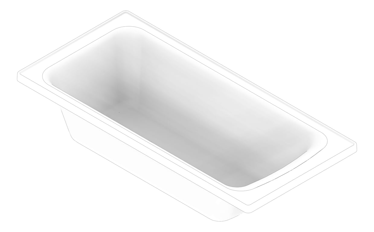 3D Documentation Image of Bath Inset Raymor Projix 1525