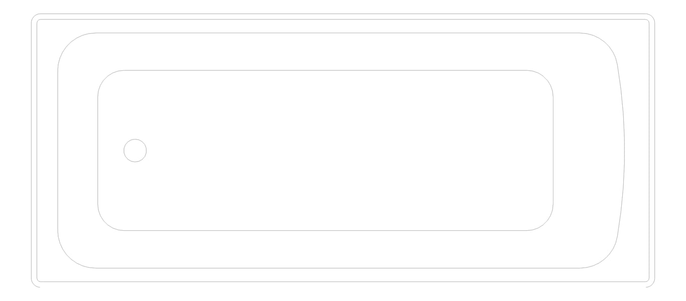 Plan Image of Bath Inset Raymor Projix 1650