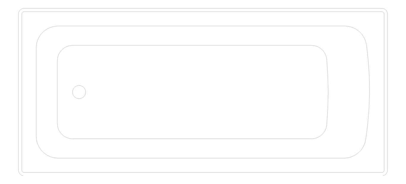 Plan Image of Bath Inset Raymor Sigma 1675