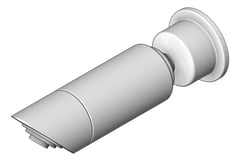 3D Shaded Image of ShowerHead Wall Raymor Atlanta Swivel